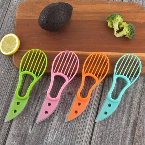 3 In 1 Avocado Slicer cut Shea Corer Butter Fruit Peeler Cutter Pulp Separator Kichen Gadget Inteligentes Home Accessory Frutero