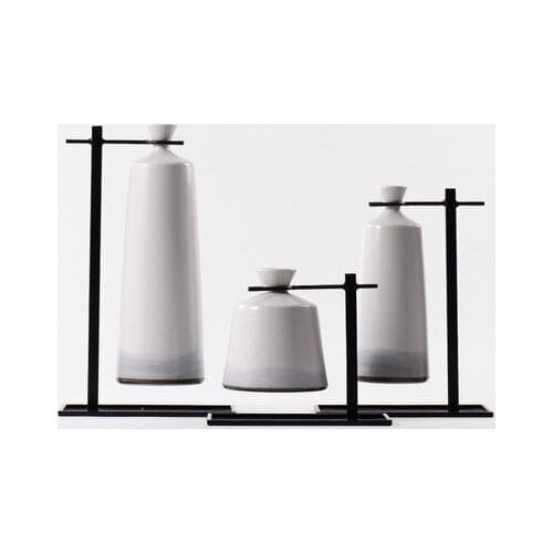 4HQD Metal Flower Vases