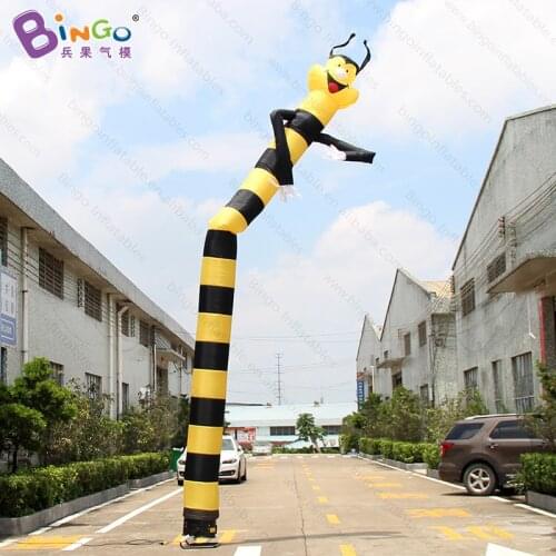 8 meters Inflatable bee inflatable air dancer, bee inflatable sky air dancer, inflatable animal air dancer toys
