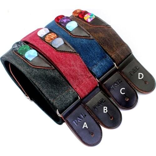 95-145CM Nylon Guitar Strap Belt with Acoustic Bass Ukulele Guitar Strap Musical Instrument Part adjustable