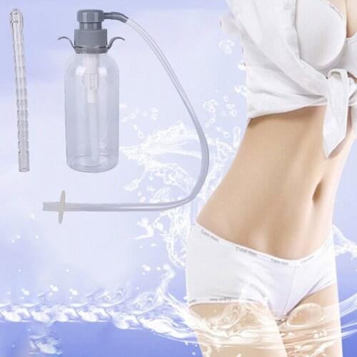 Anal Douche Cleaner Enema Anal Vagina Wish Cleaning Kit, Anal Sex Toys Showern, Enema Bottle Pump Enema Bag Adult Sex Products