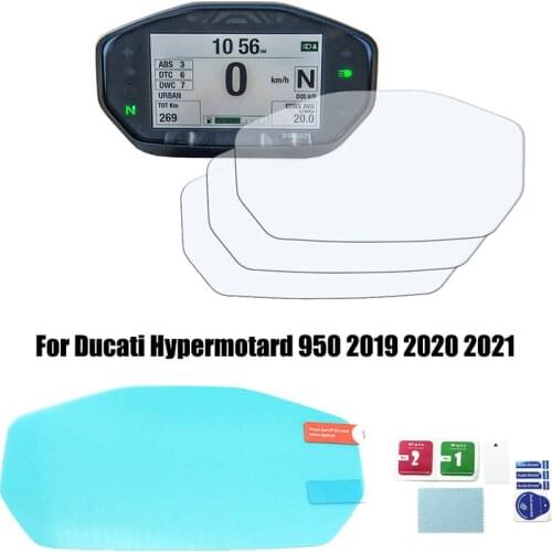 For Ducati Hypermotard 950 2019 2020 2021 Motorcycle Cluster Scratch Protection Instrument Speedometer Film Screen Protector