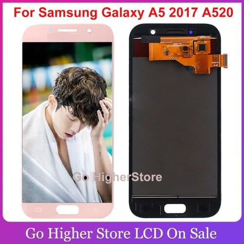 For Samsung Galaxy A5 2017 A520 LCD Display Touch Screen Assembly SM-A520F A520M A520F/DS A520M A520 Phone Display Screen