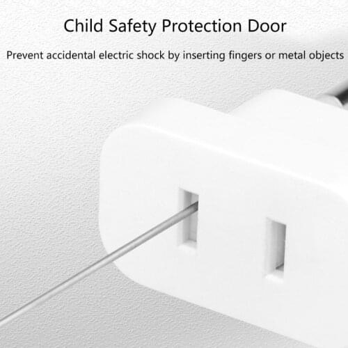 L74D 4MM US Jack to EU Plug Outlet Travel Charger Power Socket Adapter USA to Europe