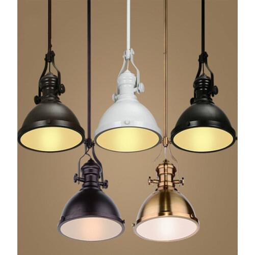 Restaurant chandeliers, living room lamps, coffee shop, bar lights, single iron pot cover chandeliers wholesale