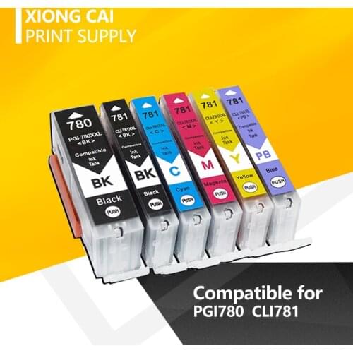 Compatible for PGI-780 CLI-781 PGI780 CLI781 780781 ink cartridges for canon PIXMA TR8570 TS8170 TS9170 Printer