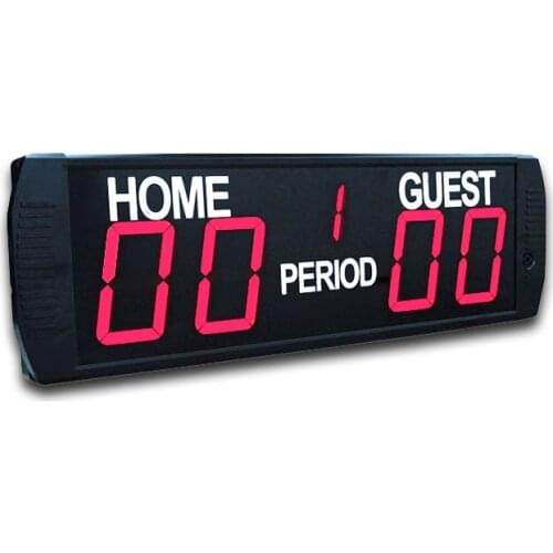 Led digital portable scoreboard indoor electronic soccer scoreboard with stand