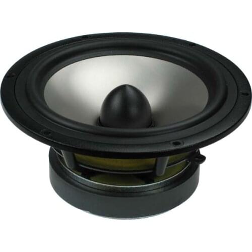 The bass horn H1224-08 L18RNXP (176mm8ohm) in a 6.5-inch aluminum disc in Seas Sias, Norway