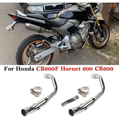 Slip On For Honda CB600F Hornet 600 CB600 EU US Edition Motorcycle Exhaust System Escape Modified Middle Link Pipe Connect 51mm