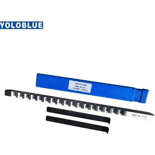 12mm D Push Type Keyway Broach Cutter & Shim HSS High Speed Steel CNC Cutting Tool with Shims New
