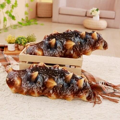 1pc 50cm simulation sea cucumber trepang funny soft plush pillow cushion creative stuffed toy