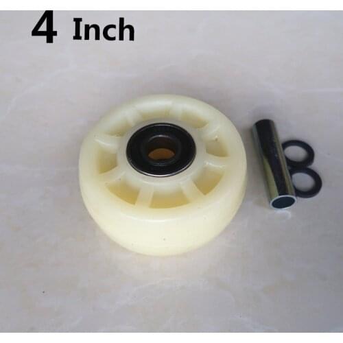 4 Inch Heavy Caster Nylon Wheel Single Wear-Resistant Load-Bearing Trolley Flat Car