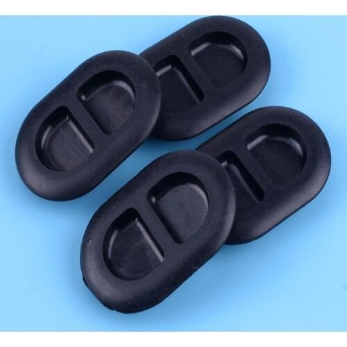 4Pcs Black Oval Shaped Floor Pan Plugs Drain Hole Cover 68194821AA Fit For Jeep Wrangler JK JL