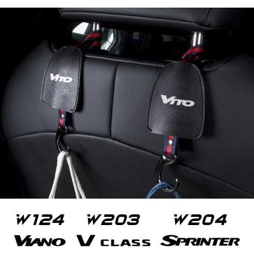 Car Seat Back Hook For Mercedes W124 W203 W204 VITO Sprinter Viano V-Class R-Class Citan Portable Auto Interior Accessories