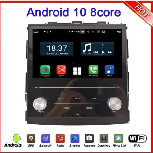 4G RAM 64G ROM octa core android 10.0 car audio player for subaru Impreza XV 2017 with gps navigation built in wifi USB