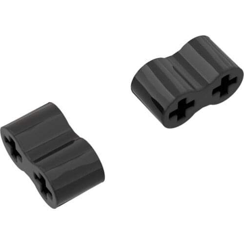 BuildMOC 45590 connector rubber shock absorption ldd45590 For Building Blocks Parts DIY Construction