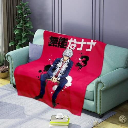 Coscase Fleece Blankets On The Sofa