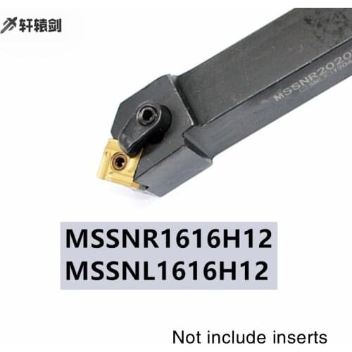 1PC Turning Cutting Holder MSSNR 1616H12 MSSNL1616H12 Material HSS Machining Tool External Turning Tool Holder No Insert SNMG