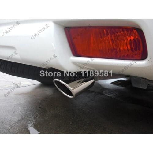 For Toyota Prado 2010 2011 2012 2013 2014 2015 2016 Stainless steel exhaust muffler tip Pipe new