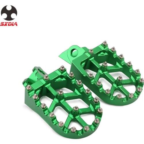 Motorcycles footpeg Foot Pedal Footrest For Kawasaki KX65 & 85 2000-2007 KX80 KX100 Suzuki RM65 & RM100 2003-2007 03 04 05 06
