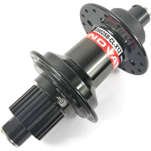 Novatec D792SB-CL center lock rear hub 12x142mm 12s micro spline cassette body 12 speed mountain bike cube J-bend 24H 28H 32H