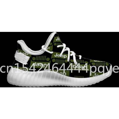 2021 New Jeep Logo Mens Sports Shoes Big Size Male Sneakers Running Shoes Walking Shoes Lightweight Casual Shoes Men Shoes