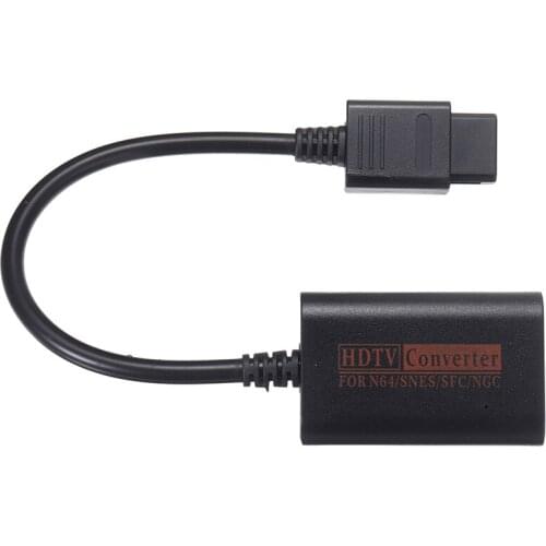 Pohiks 1pc High Definition Video HDMI-compatible Converter Portable Durable Game Adapter With Cable For Nintend 64/SNES/NGC/SFC