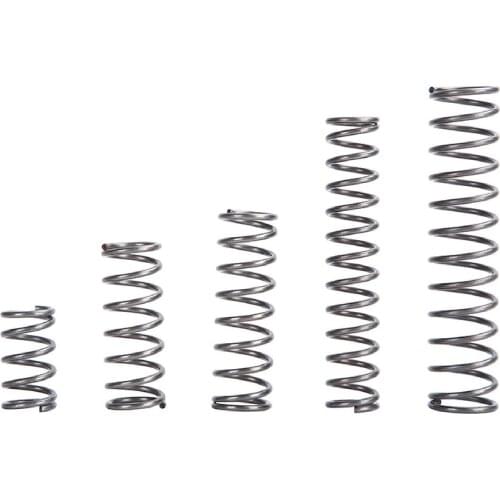 2x30mm Compressed Springs, 2mm Wire Diameter x 30mm Outer Diameter x (15-100)mm Free Length, Spring Steel Compressed