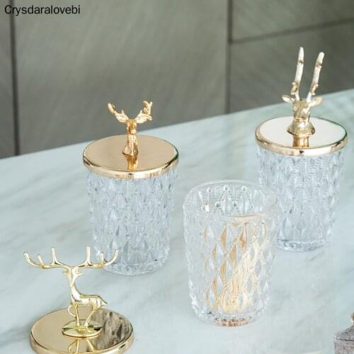 Retro Glass Storage Jars with Lid Candy Creative Christmas Food Snacks Tea Spice Cereal Container Kitchen Storage Can Decoration