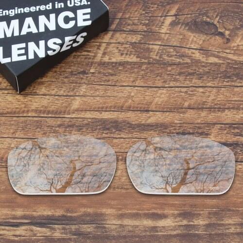 ToughAsNails Resist Seawater Corrosion Polarized Replacement Lenses for Oakley Jawbone Sunglasses Clear Color (Lens Only)