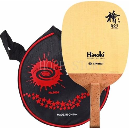 YINHE 982 Japanese Penhold JS Hinoki Table Tennis Blade / 1 Ply SOLID Hinoki / Ping Pong Bat / Paddle / Ping-pong Racket