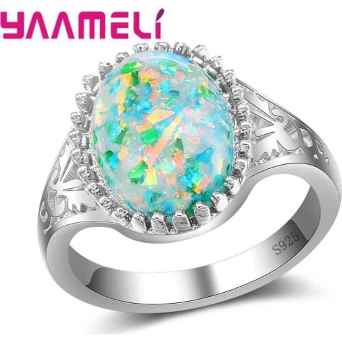 Top Quality Fashion Women Jewelry 925 Sterling Silver Rings Pretty Party/Metting Accessories Beautiful Stone Sparking