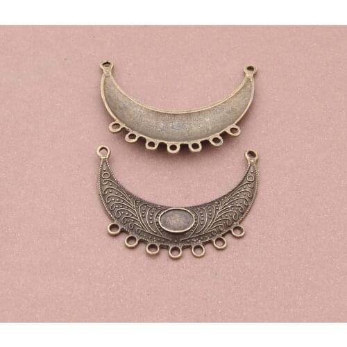 30pcs Vintage Multi-ring Connector Charm Fit Manual Making Jewelry Earrings/Bracelets/necklace Fashion DIY Jewelry Accessories