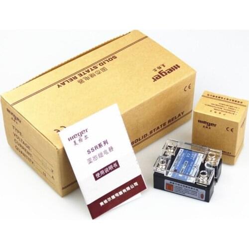 40A SSR,input 3-32VDC output 24-480VAC single phase solid state relay MGR-1 D4840