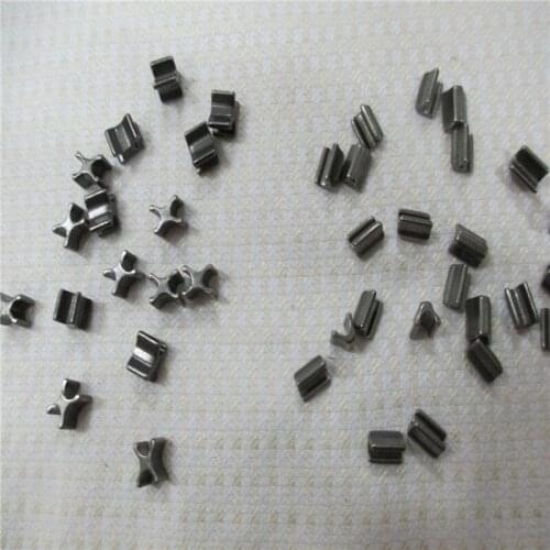 50 Sets/lot Vintage 5# YKK Zipper Accessories Stopper Up Top Down Head End Plug Ancient Silver