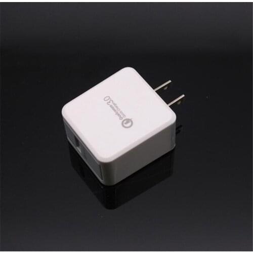 50pcs Fast Adaptive Charge QC 3.0 5V 2.4A 9V 1.8A 12V 1.5A Eu US Uk Ac home wall charger power adapter for iphone
