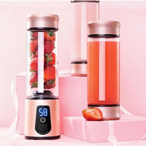 6-Blade Portable USB Electric Juicer Vegetable Fruit Blender Mixer Juice Maker for travel, camping, picnic juicers maker machine