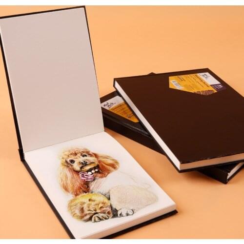 A3 / A4 / A5 Portable Sketchbook Waterproof Hard Leather Student Sketchbook Thicken Drawing Book Art Supplies