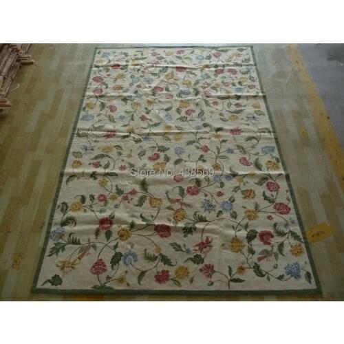 Free Shipping 6'x9' 10K handmade Rugs 100% New Zealand Wool high quality woolen rugs & carpets