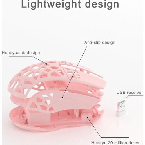 Ajazz I303 Pro 16000 DPI 8 Buttons Customized Programmable Wireless RGB Gaming Mouse for PC Windows Laptop