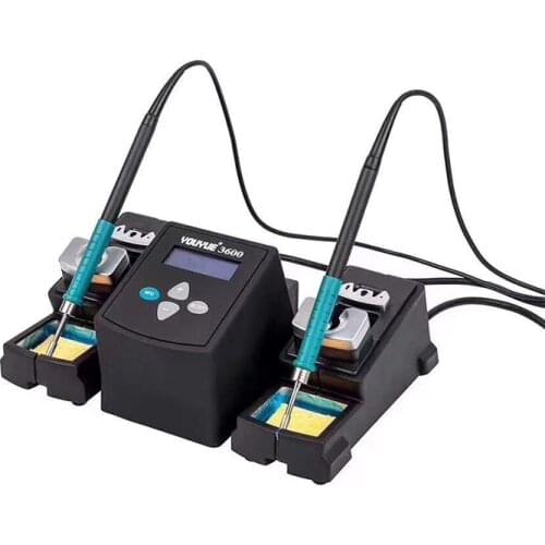 Lead Free Solder Station 75W Constant Dual Solder Iron Rework Station for Phone Repair Welding Station With Sleep Mode UYUE3600