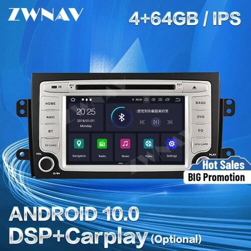 Carplay For SUZUKI SX4 2006 2007 2008 2009 2010 2011 2012 Android 10 Player GPS Navi Audio Auto Stereo Radio Recorder Head Unit