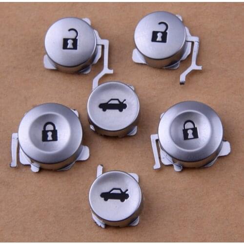 DWCX 2 Pairs 3 Buttons Car Remote Key Pad Fob Kit Fit for Honda Civic Accord Jazz CRV HRV