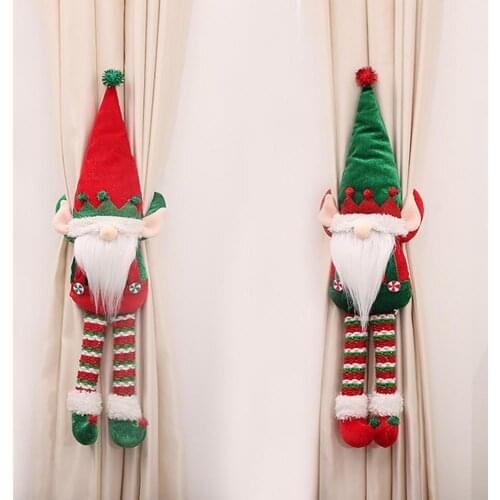 Eco-Friendly Unique Window Drape Curtain Holder Cute Curtain Fastener Exquisite Christmas Decor