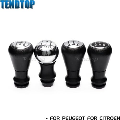 Car Gear Shift Knob Lever Stick For CITROEN C1 C3 C4 PEUGEOT 106 107 205 206 207 306 307 308 309 405 406 407 508 605 607 806 807