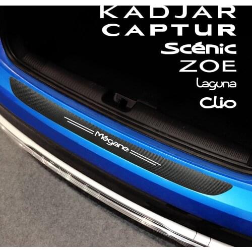 Car Trunk Door Guard Strips Sill Sticker For Renault Captur Clio Fluence Kadjar Koleos Laguna Megane Scenic Zoe Auto Accessories