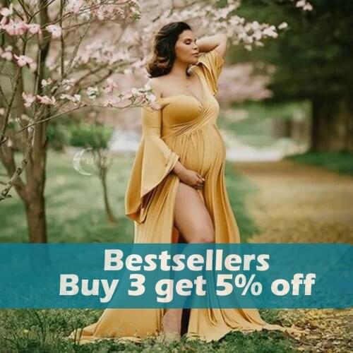 Cotton Maternity Dresses Gown For Photo Shoot Sexy Ruffle Pregnant Dresses For Women Maxi Long Pregnancy Dress Grossesse