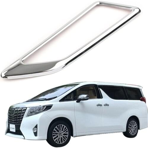 Chrome ABS Car Seat Memory Lock Frame Decoration Cover Trim For Toyota 2016 2017 2018 2019 2020 Alphard Vellfire RHD Only