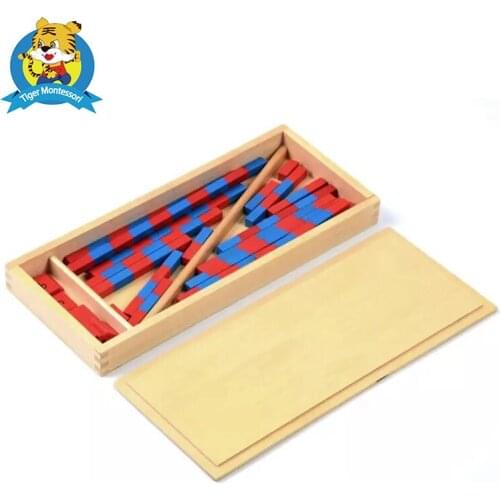 Montessori Small Numerical Rods material toy