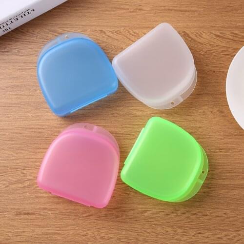 Tooth Retainer Braces Storage Box Denture Organizer Case Dental Care Supply Denture Retainer False Teeth Organizer Dental Care